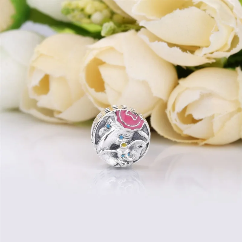 (bilde for) PANDORA Disney, Dumbo & Mrs. Jumbo Charm - 797850ENMX - Vis 2