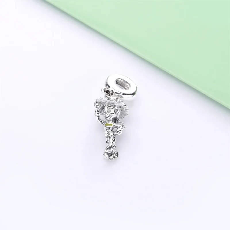 (bilde for) Pandora Disney Jessie sølv dingler med gylden farget cubic zirconia, svart og gu - Vis 4