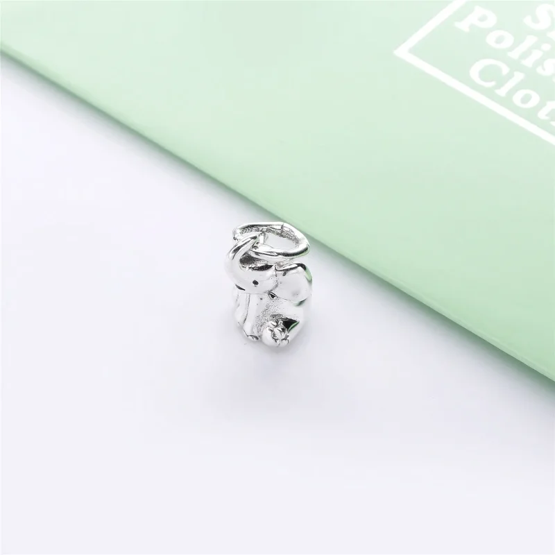 (bilde for) Pandora Elephant silver dangle Charm - 798069 - Vis 2