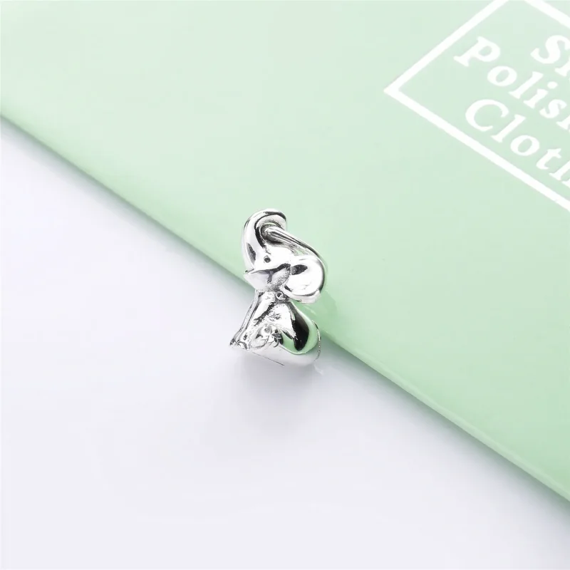 (bilde for) Pandora Elephant silver dangle Charm - 798069 - Vis 3