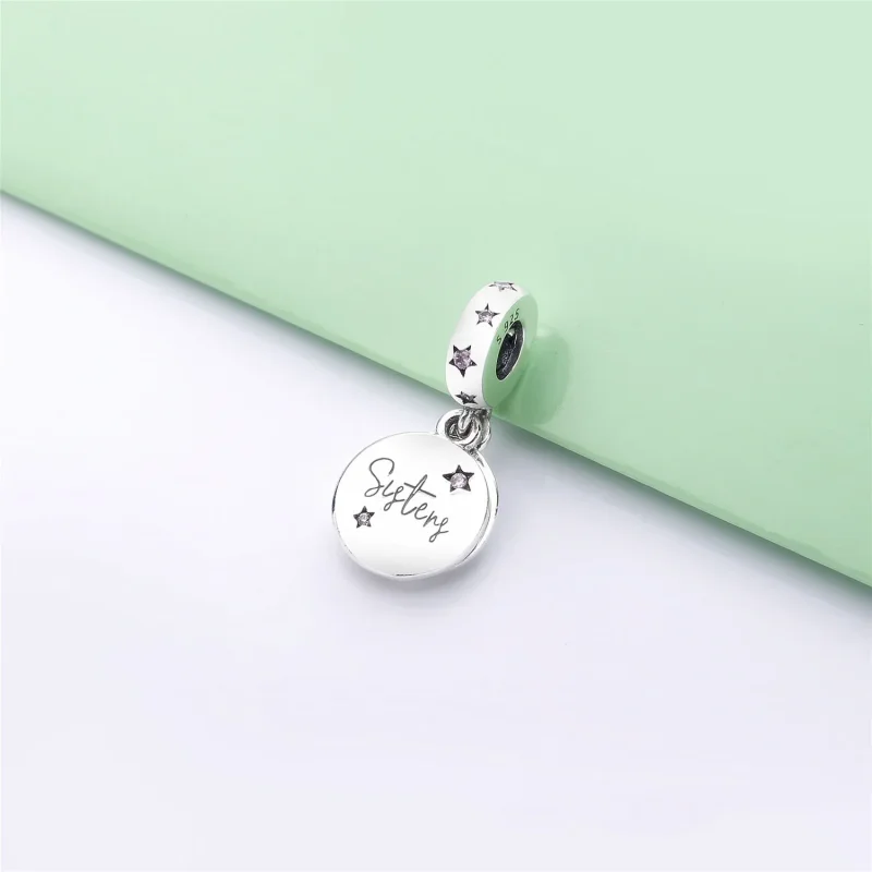 (bilde for) Pandora For alltid Søstre Hengende Charm - 798012FPC - Vis 2