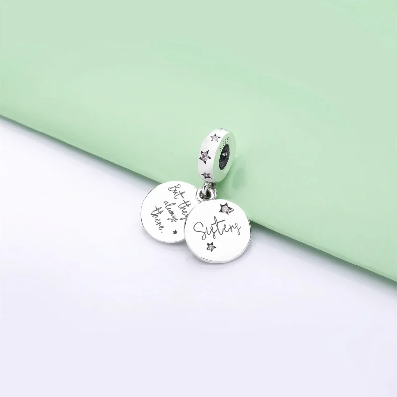 (bilde for) Pandora For alltid Søstre Hengende Charm - 798012FPC - Vis 3