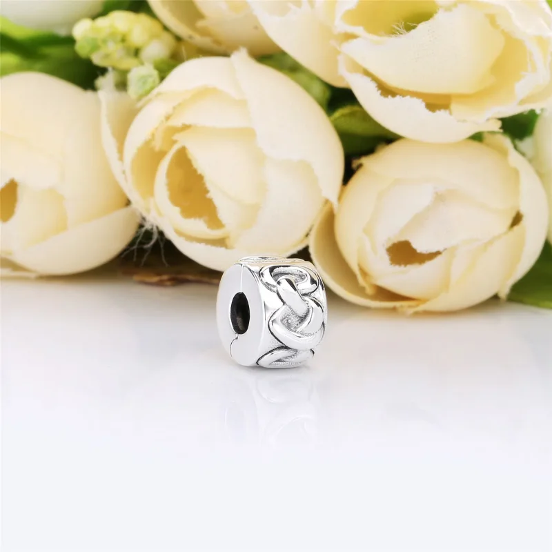 (bilde for) Pandora Hjerteformet knute Klemmecharm - 798035 - Vis 2