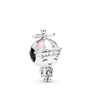 (bilde for) Pandora Liten Gutt Charm - 798015ENMX