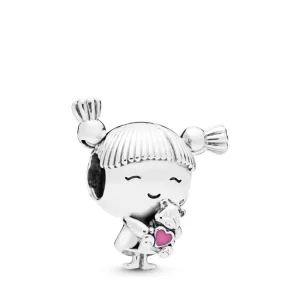 (bilde for) Pandora Liten Jente Charm - 798016EN160