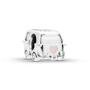 (bilde for) Pandora Old school van silver charm with pink enamel - 797871EN160