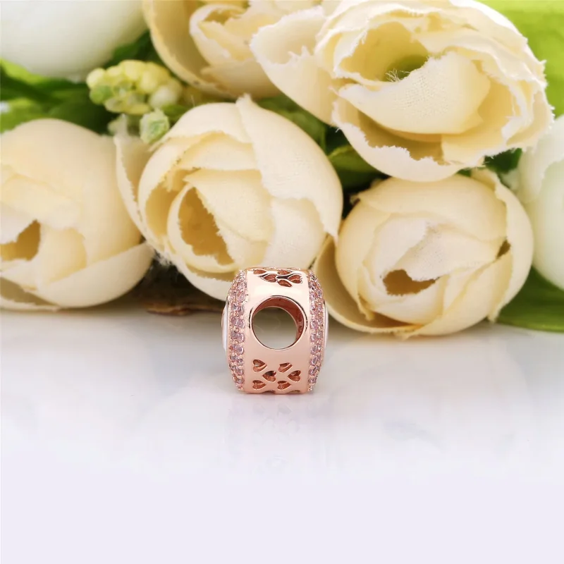 (bilde for) Pandora Rosa Pavéhjerte Charm - 788097NPR - Vis 4