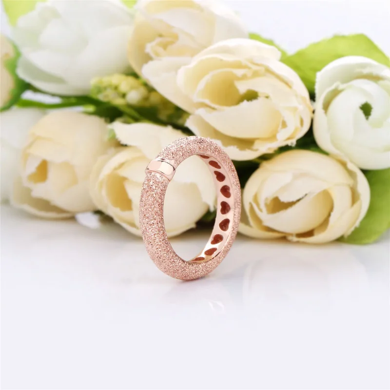 (bilde for) Ring in diamond-pointed Pandora Rose - 187954 - Vis 3