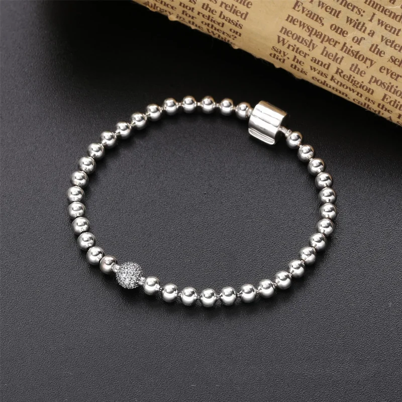 (bilde for) Pandora Beads & Pavé armbånd - 598342CZ - Vis 2