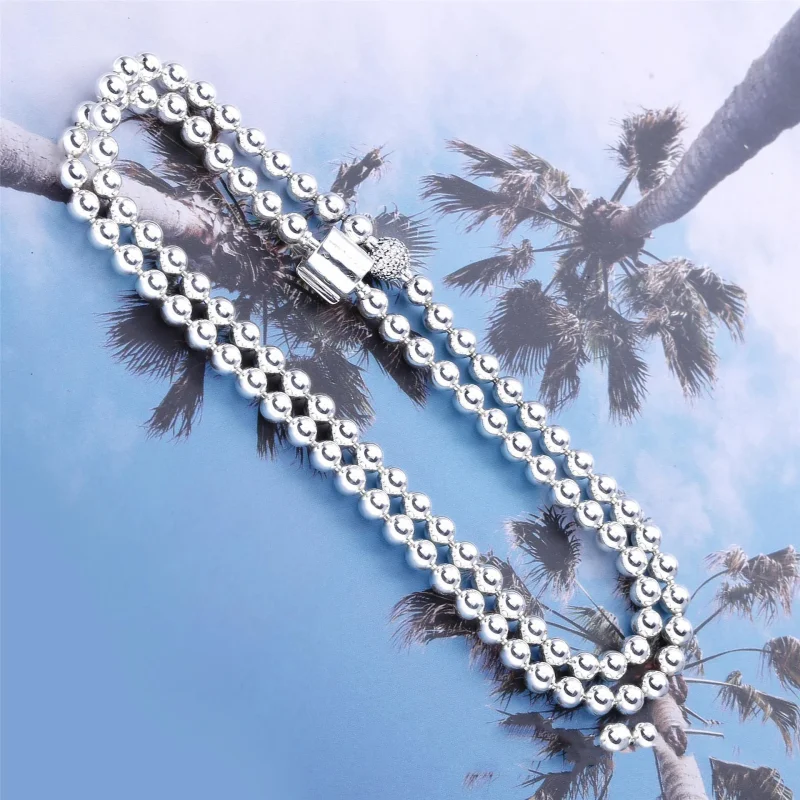 (bilde for) Pandora Beads & Pavé halskjede - 398565C01 - Vis 3