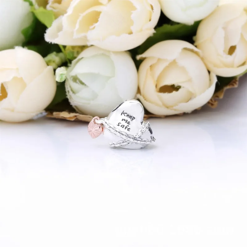 (bilde for) Pandora Chained Heart charm - 788344 - Vis 2