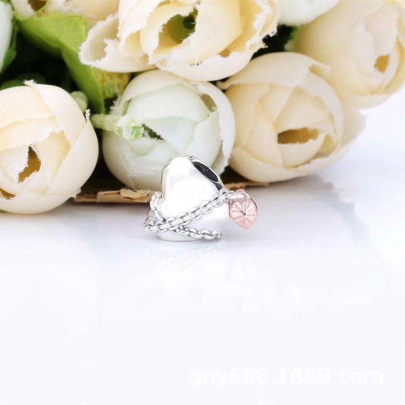 (bilde for) Pandora Chained Heart charm - 788344 - Vis 3