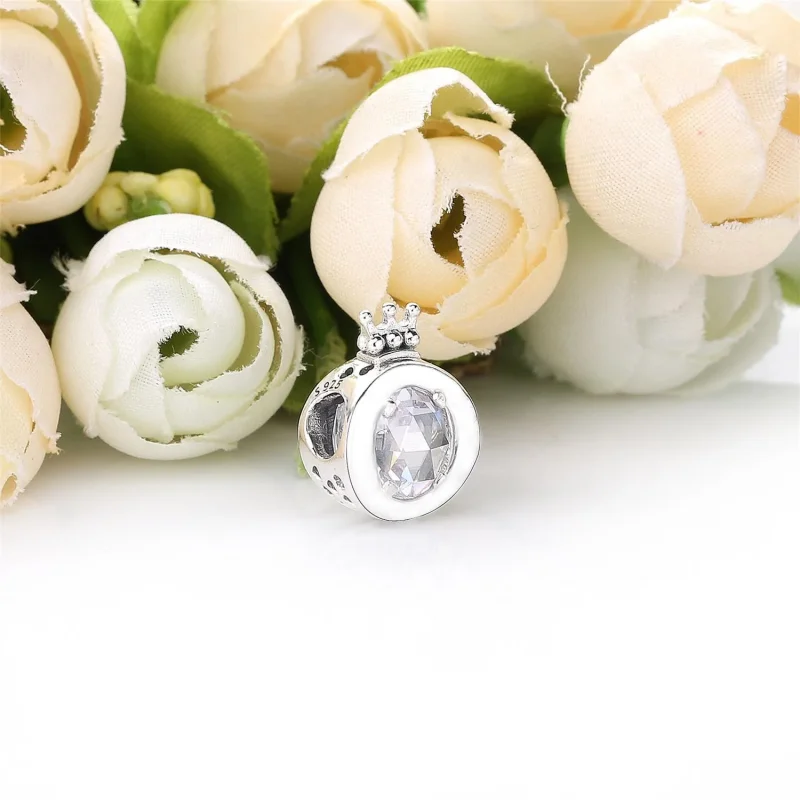 (bilde for) Pandora Clear Sparkling Crown O charm - 798266CZ - Vis 2