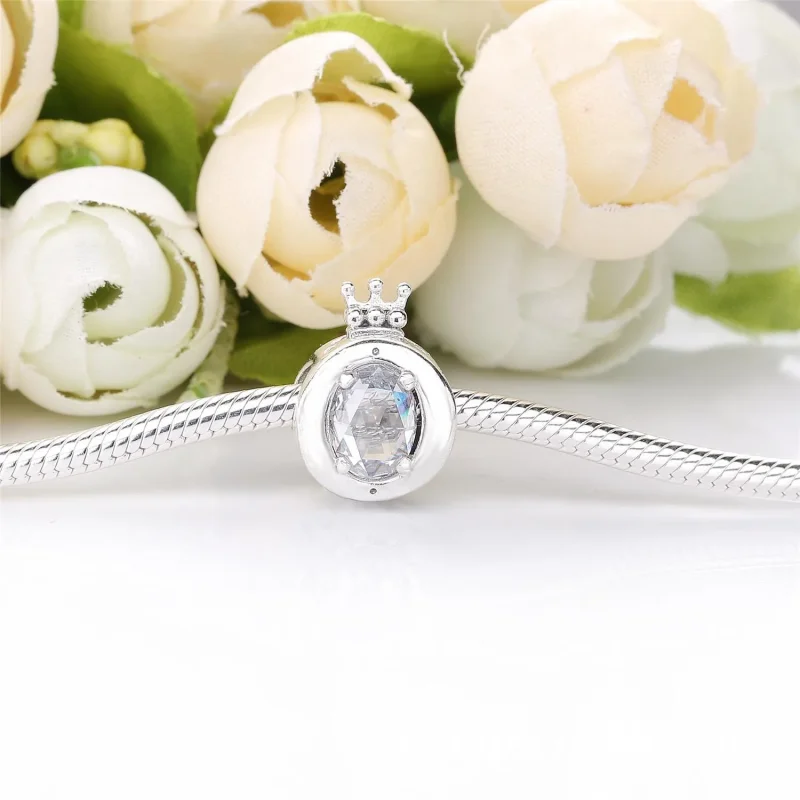 (bilde for) Pandora Clear Sparkling Crown O charm - 798266CZ - Vis 3