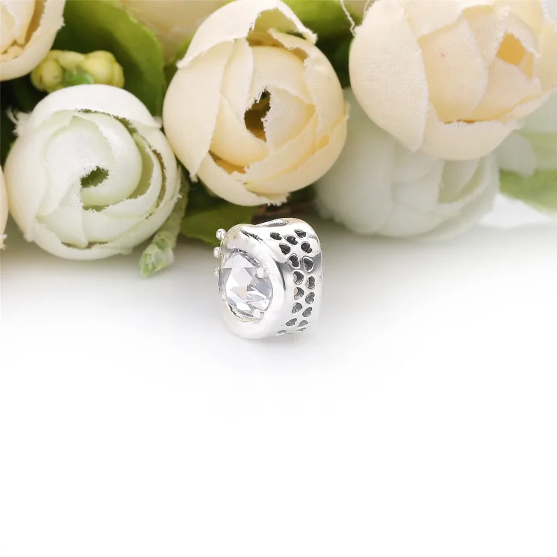 (bilde for) Pandora Clear Sparkling Crown O charm - 798266CZ - Vis 4