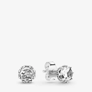 (bilde for) Pandora Clear Sparkling Crown øredobber - 298311CZ
