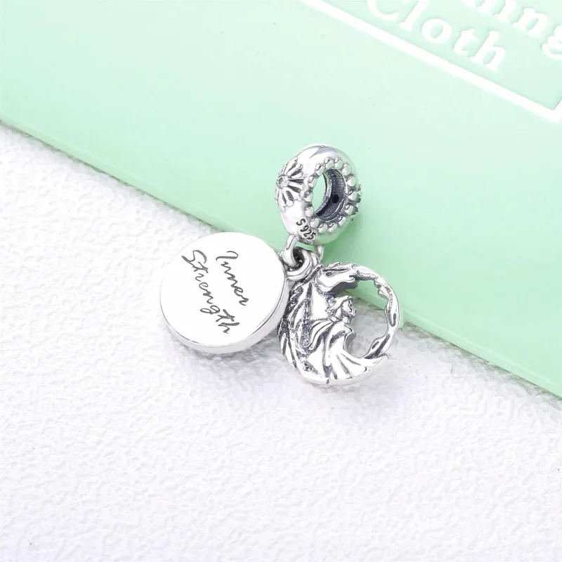 (bilde for) Pandora Disney Frozen Elsa & Nokk hengende charm - 798456C01 - Vis 4