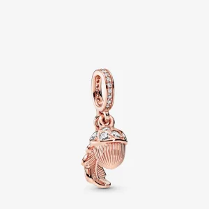 (bilde for) Pandora Eikenøtt og Blad Hengende Charm - 788248CZ
