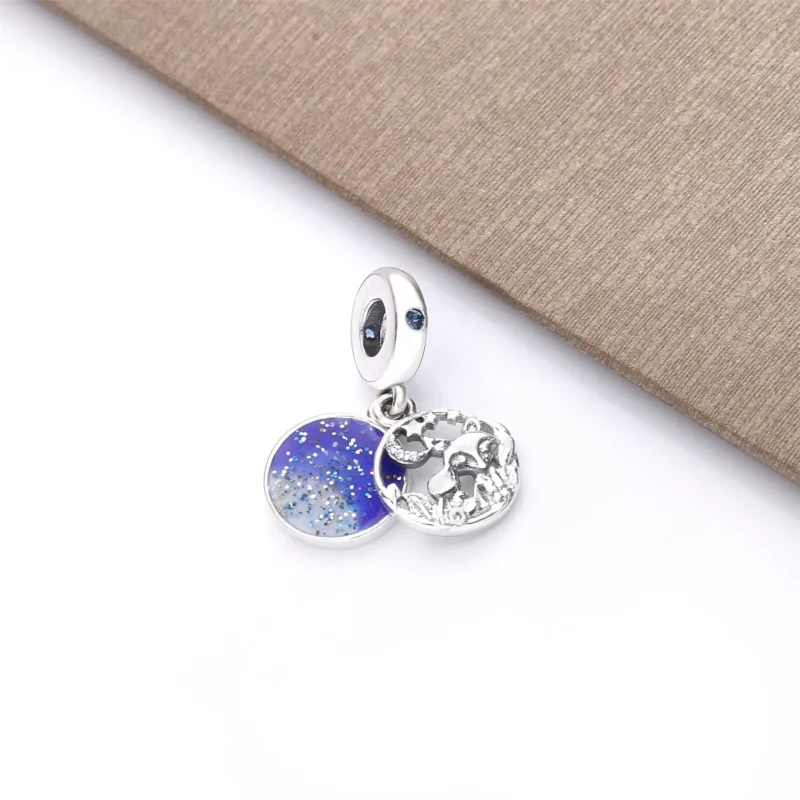 (bilde for) Pandora Fox & Rabbit hengende charm - 798239NMB - Vis 3