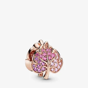 (bilde for) Pandora Funklende Pavé Blad Charm - 788322NPMMX