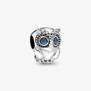 (bilde for) Pandora Glitrende ugle sjarm - 798397NBCB