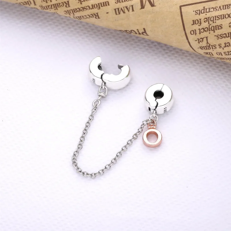 (bilde for) Pandora Hengende Crown O Sikkerhetskjede Charm - 788313 - Vis 2