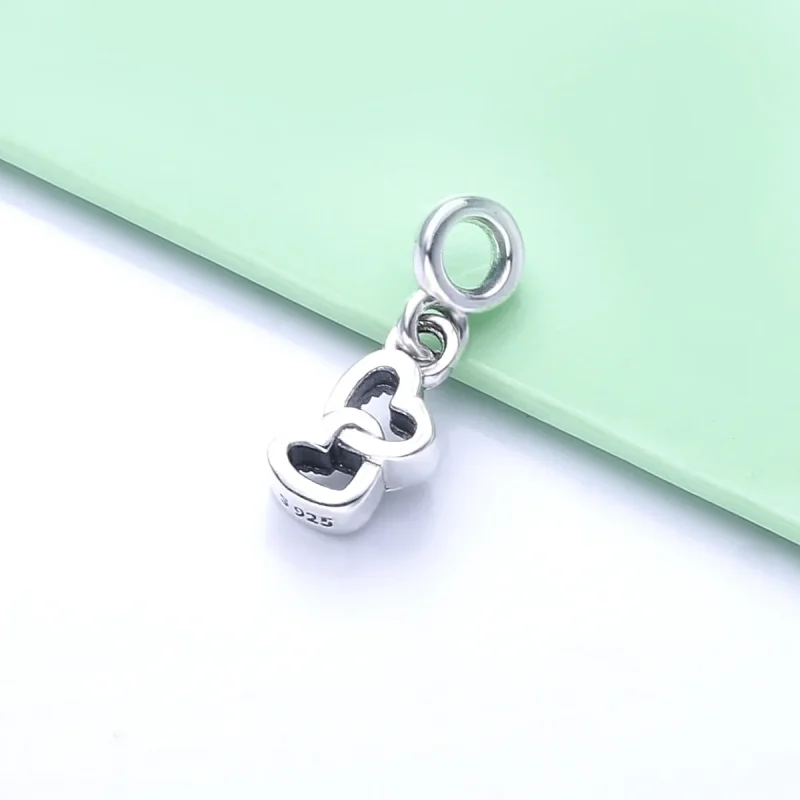 (bilde for) Pandora ME Kjedede Hjerter Mini Hengende Charm - 798380 - Vis 3