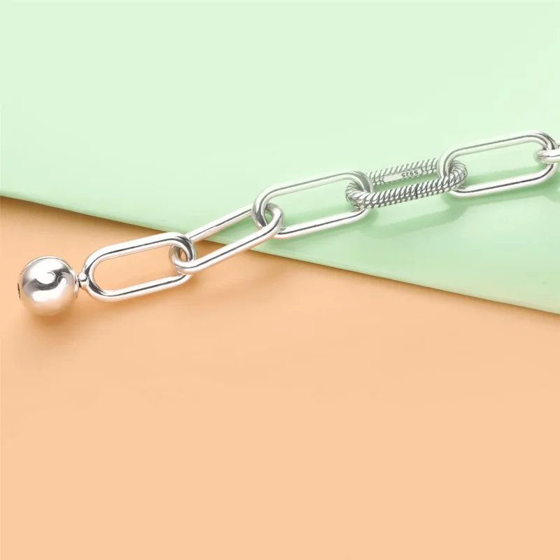 (bilde for) Pandora ME Medium lenke med rund klemme - 598373 - Vis 3