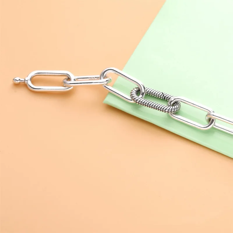 (bilde for) Pandora ME Medium lenke med rund klemme - 598373 - Vis 4