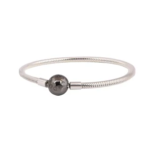 (bilde for) Pandora Moment Black Clasp Chain Armbånd - PD-2689