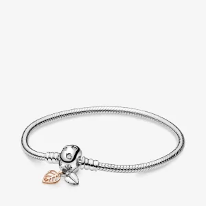 (bilde for) Pandora Moments Leaves & Snake kjedearmbånd - 588333CZ