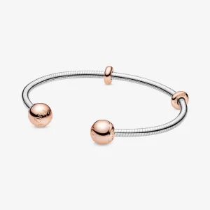(bilde for) Pandora Moments Slangekjede Åpent Bangle - 588291