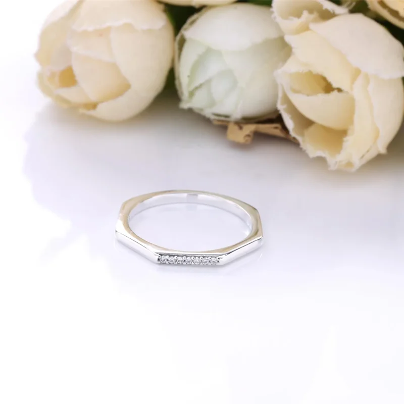 (bilde for) Pandora Multifaceted ring - 198343CZ - Vis 3