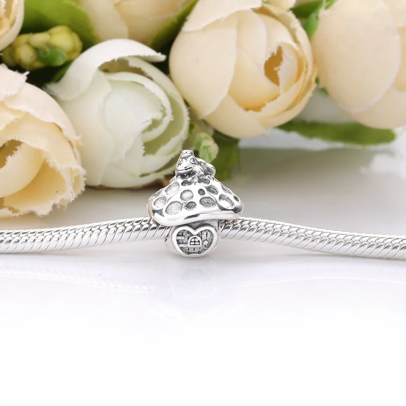 (bilde for) Pandora Mushroom & Frog charm - 798558C00 - Vis 4