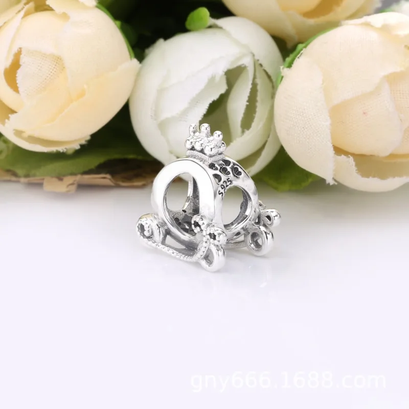 (bilde for) Pandora Polished Crown O Carriage Charm - 798323 - Vis 3