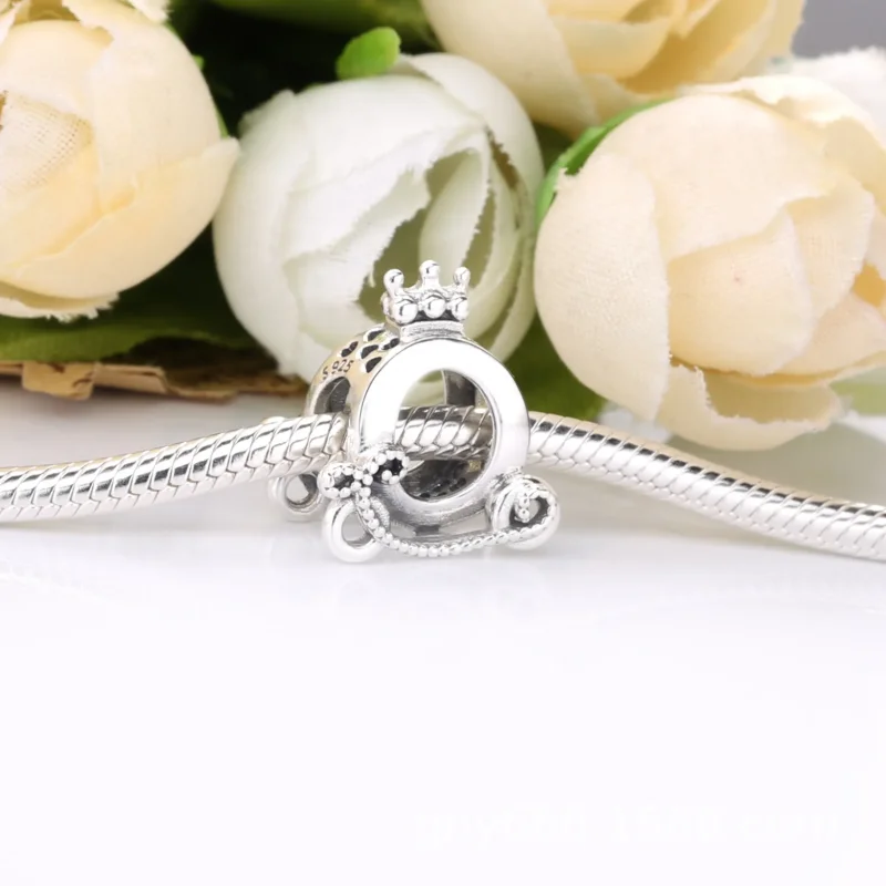 (bilde for) Pandora Polished Crown O Carriage Charm - 798323 - Vis 4