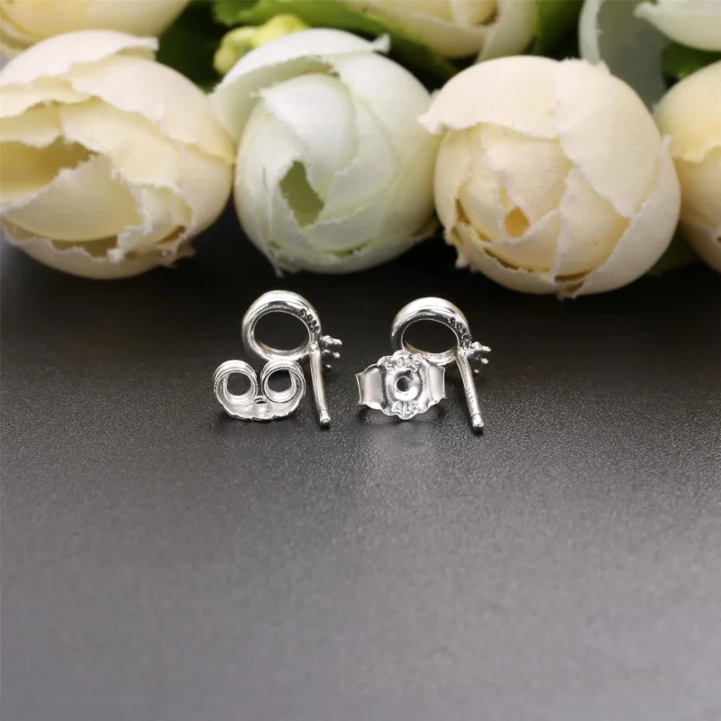 (bilde for) Pandora Polished Crown O øredobber - 298295 - Vis 2