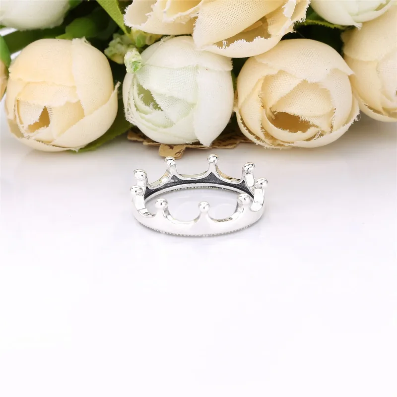 (bilde for) Pandora Polished Crown ring - 198599C00 - Vis 4