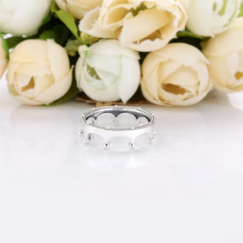 (bilde for) Pandora Polished Crown ring - 198599C00 - Vis 5