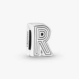 (bilde for) Pandora Reflexions bokstav R sølvklips sjarm - 798214