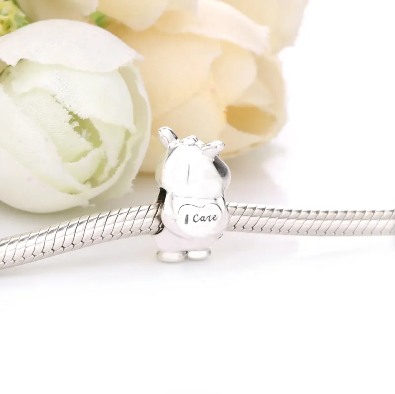 (bilde for) Pandora Rhinoceros silver charm - 798023 - Vis 3