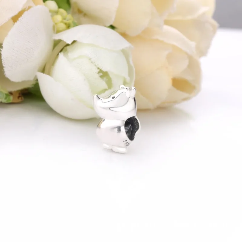 (bilde for) Pandora Rhinoceros silver charm - 798023 - Vis 4