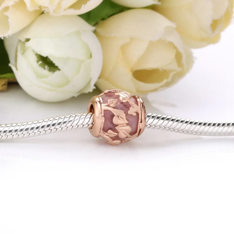 (bilde for) Pandora Rosa Dekorative Blader Charm - 788238SSP - Vis 4