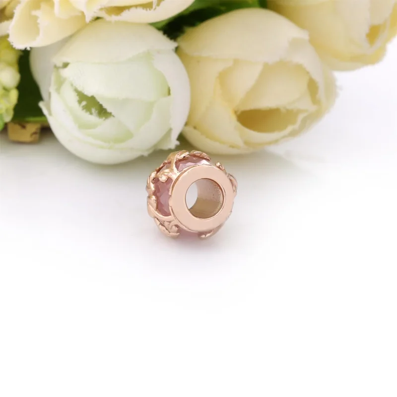 (bilde for) Pandora Rosa Dekorative Blader Charm - 788238SSP - Vis 5