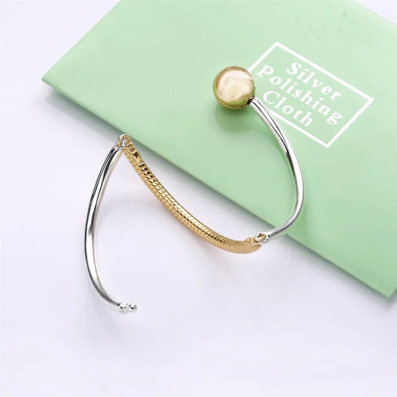 (bilde for) Pandora Shine and silver bangle - 568143 - Vis 2