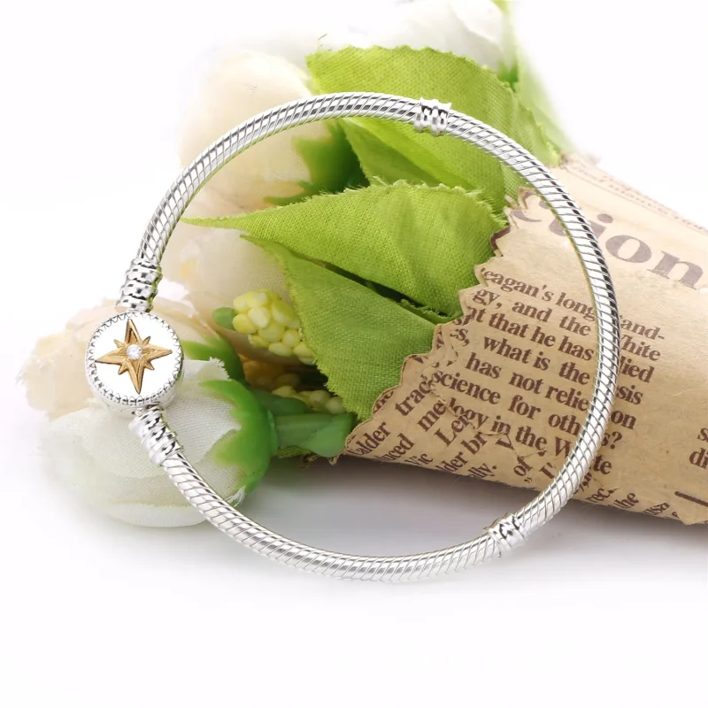 (bilde for) Pandora Silver Love Compass Chain Armbånd - 598538C01_P - Vis 3