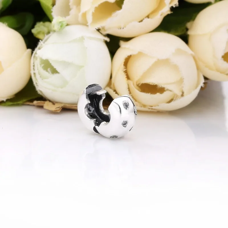 (bilde for) Pandora Sparkling Leaves klemmecharms - 798345CZ - Vis 4