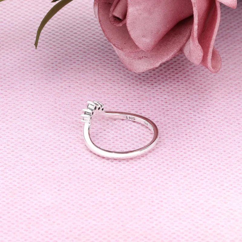 (bilde for) Pandora Tiara Wishbone ring - 198282CZ - Vis 3