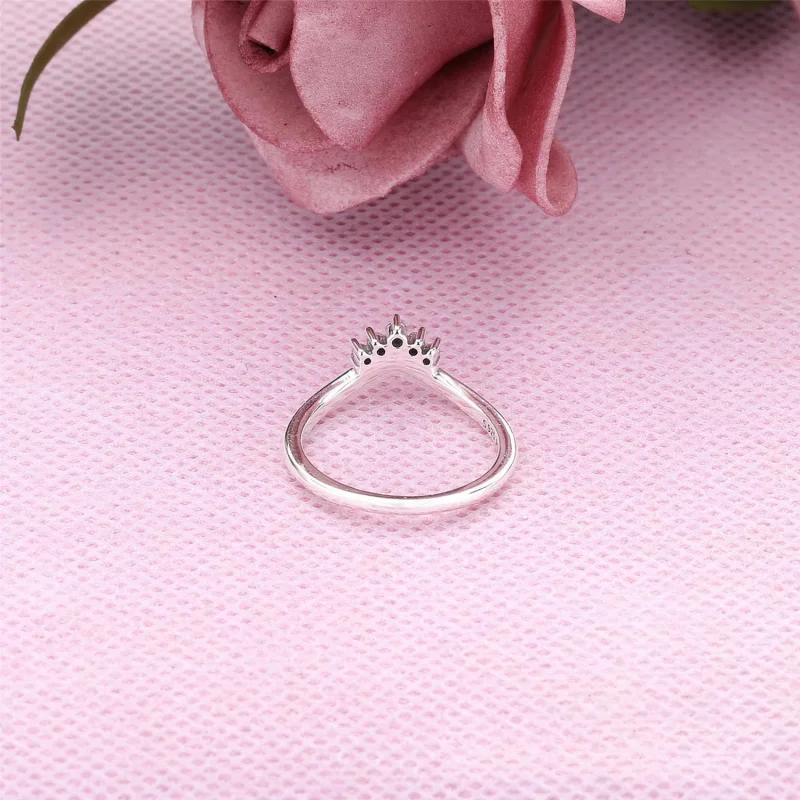 (bilde for) Pandora Tiara Wishbone ring - 198282CZ - Vis 4
