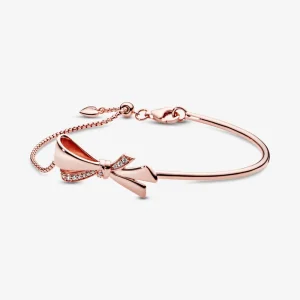 (bilde for) Sløyfe PANDORA Rose armbånd med klare cubic zirconia - 587242CZ